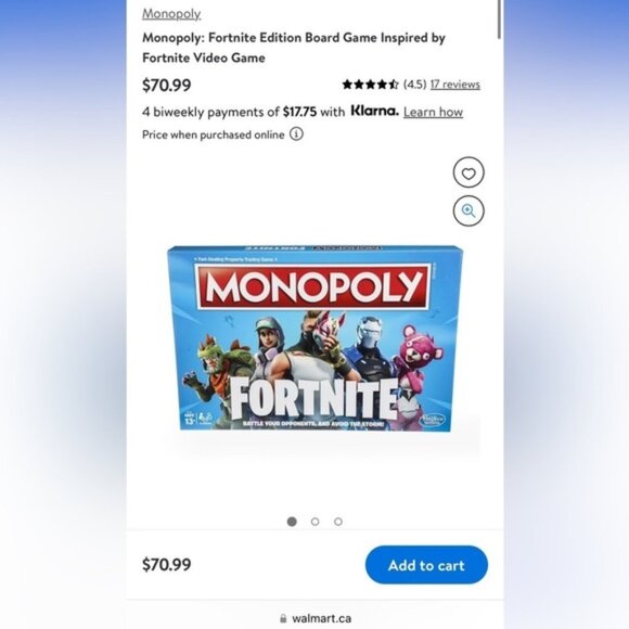 Monopoly Fortnite NEW Board Game Gift Present Christmas Birthday Kids Gaming Box - Picture 9 of 12